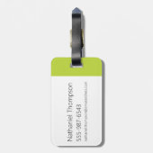 Dexter's Laboratory Face Logo Bagagelabel (Achterkant verticaal)