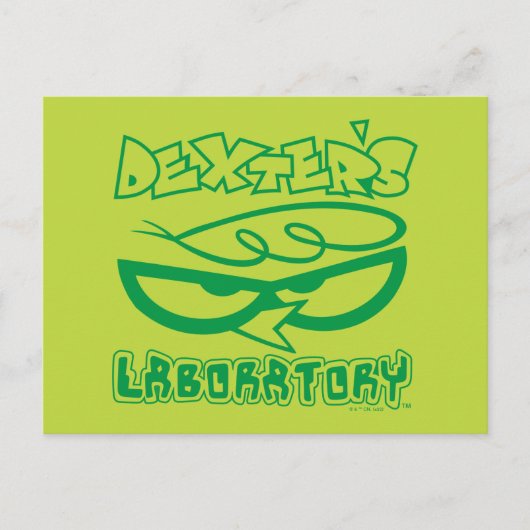 Dexter's Laboratory Face Logo Briefkaart (Voorkant)