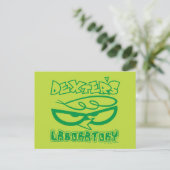 Dexter's Laboratory Face Logo Briefkaart (Staand voorkant)