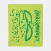 Dexter's Laboratory Face Logo Fleece Deken (Voorkant)