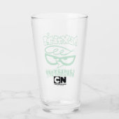 Dexter's Laboratory Face Logo Glas (Achterkant)