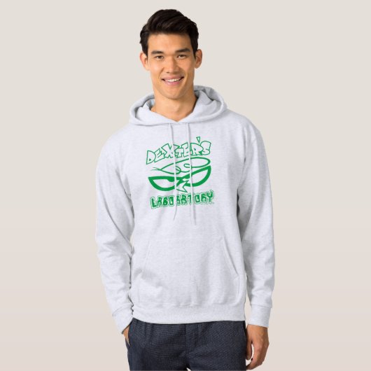 Dexter's Laboratory Face Logo Hoodie (Voorkant volledig)