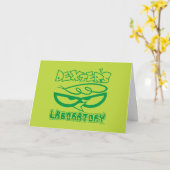 Dexter's Laboratory Face Logo Kaart (Gele Bloem)