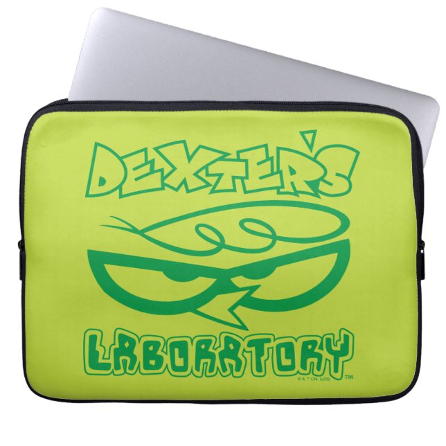 Dexter's Laboratory Face Logo Laptop Sleeve (Voorkant)
