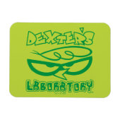 Dexter's Laboratory Face Logo Magneet (Horizontaal)