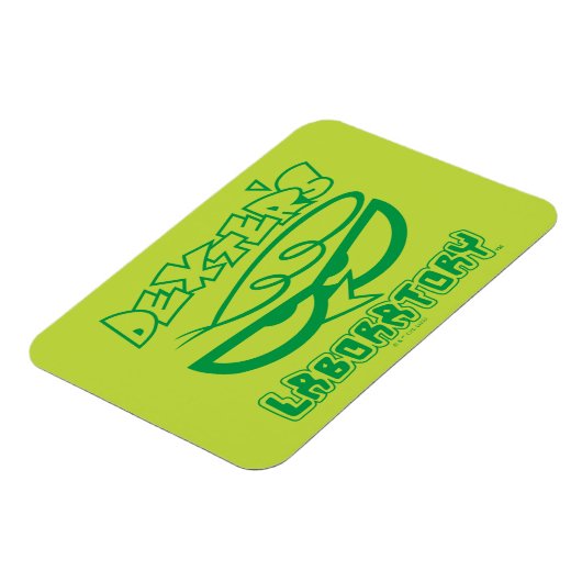 Dexter's Laboratory Face Logo Magneet (Linkerzijde)