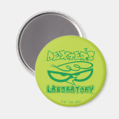 Dexter's Laboratory Face Logo Magneet (Voorkant / Achterkant)