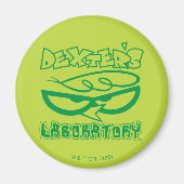 Dexter's Laboratory Face Logo Magneet (Voorkant)