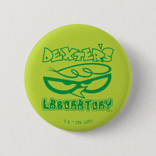 Dexter's Laboratory Face Logo Ronde Button 5,7 Cm
