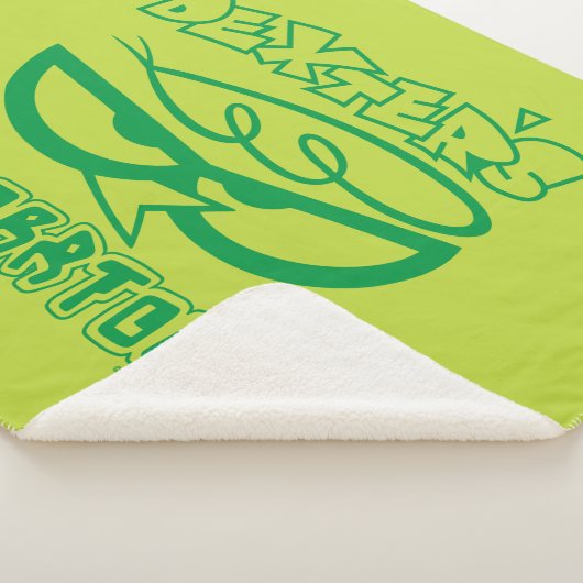 Dexter's Laboratory Face Logo Sherpa Deken (3/4)