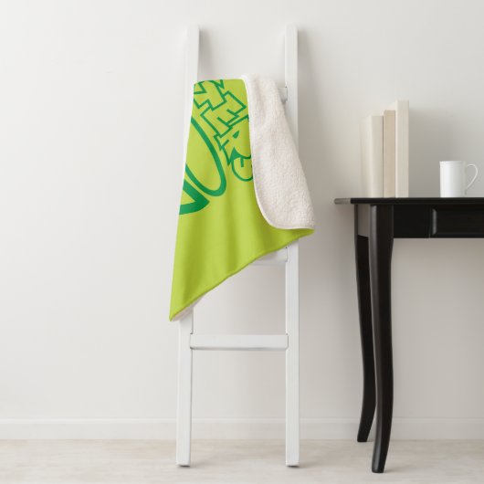 Dexter's Laboratory Face Logo Sherpa Deken (In situ)