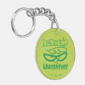 Dexter's Laboratory Face Logo Sleutelhanger (Voorkant Links)
