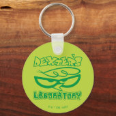 Dexter's Laboratory Face Logo Sleutelhanger (Voorkant)