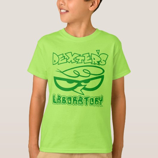 Dexter's Laboratory Face Logo T-shirt (Voorkant)