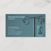 dextrose hangen aan de standaard van roestvrij sta visitekaartje (Achterkant)