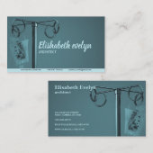 dextrose hangen aan de standaard van roestvrij sta visitekaartje (Voorkant / Achterkant)