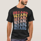 Deyang City Groovy Retro T-shirt (Voorkant)
