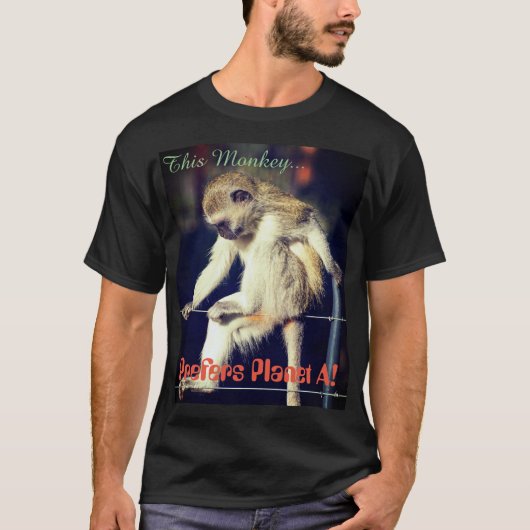Deze aap t-shirt (Voorkant)