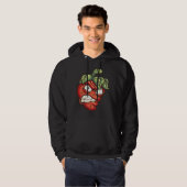 Deze aardbei is zuur hoodie (Voorkant volledig)