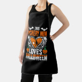 Deze aartsmam houdt van Halloween Schort (Insitu)