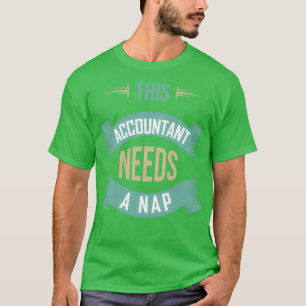 Deze accountant heeft een NIP Funny Accountant nod T-shirt