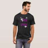 Deze Ace heeft haar Space Cute Trendy Asexual Prid T-shirt (Voorkant volledig)