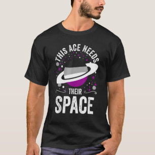 Deze Ace heeft hun ruimtevaart nodig, Saturnus Ace T-shirt