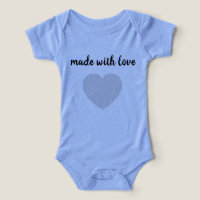 Deze adorable blauwe stof is perfect voor je baby