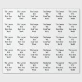 Deze advocaat zal je wereld schelen cadeaupapier (Vlak)