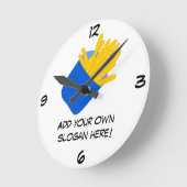 Deze afbeelding van de Franse Fries aanpassen Ronde Klok (Hoek)