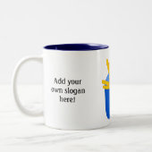 Deze afbeelding van de Franse Fries aanpassen Tweekleurige Koffiemok (Links)