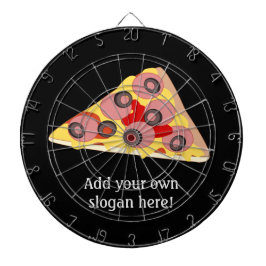 Deze afbeelding van Pizza Slice aanpassen Dartbord