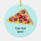 Deze afbeelding van Pizza Slice aanpassen Keramisch Ornament (Voorkant)