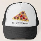 Deze afbeelding van Pizza Slice aanpassen Trucker Pet (Voorkant)
