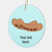 Deze afbeelding van worst aanpassen keramisch ornament (Links)