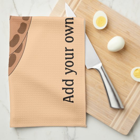 Deze afbeelding van worst aanpassen theedoek (Quarter Fold)