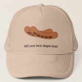 Deze afbeelding van worst aanpassen trucker pet (Voorkant)