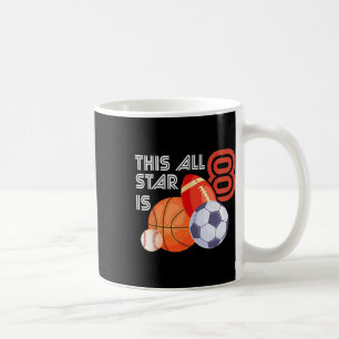 Deze All Star is 8 jaar verjaardag Bysketbyll Dus Koffiemok