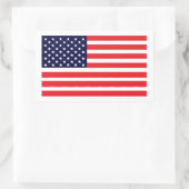 Deze Amerikaanse vlag Rechthoekige Sticker (Tas)