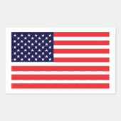 Deze Amerikaanse vlag Rechthoekige Sticker (Voorkant)