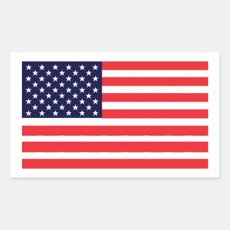 Deze Amerikaanse vlag Rechthoekige Sticker