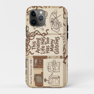 Deze Analoge Leven Heeft Te Veel Storingen VHS Sti Case-Mate iPhone Case