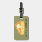 Deze Apple Pie Slice-afbeelding aanpassen Bagagelabel (Voorkant verticaal)