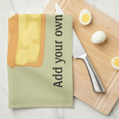 Deze Apple Pie Slice-afbeelding aanpassen Theedoek (Quarter Fold)