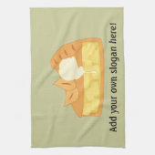 Deze Apple Pie Slice-afbeelding aanpassen Theedoek (Verticaal)