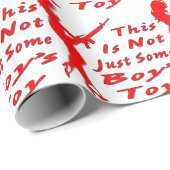 Deze AR15 is niet alleen de Speelgoed van een jong Cadeaupapier (Rol Hoek)