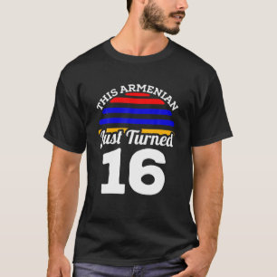 Deze Armeniër heeft zojuist 16 Armenië 16 oktober T-shirt