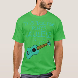 Deze arts speelt ukelele ukelelist uke speler mus t-shirt