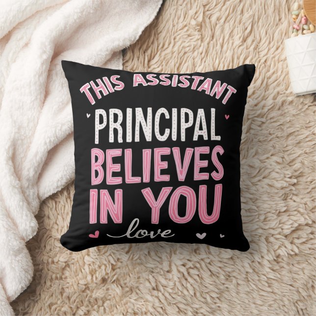 Deze assistent-directeur gelooft in uw school  kussen (Deken)