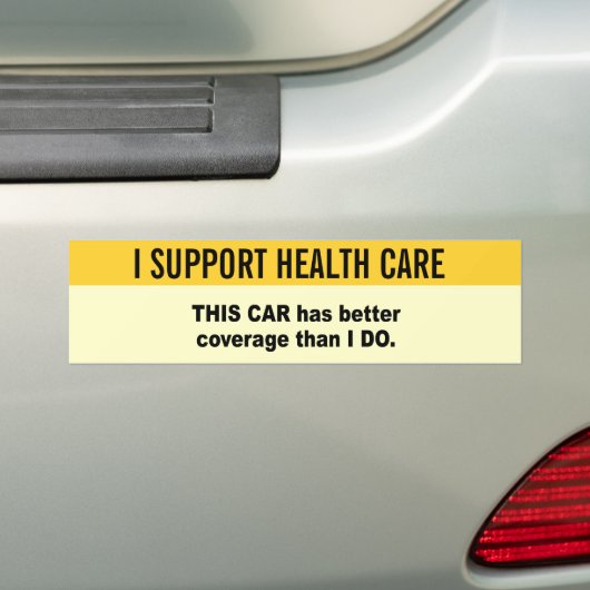 Deze auto heeft een betere dekking dan ik. bumpersticker (Op auto)